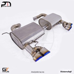 4x83mm Meisterschaft Titanium - GT Racing Exhaust for BMW E92 335i & 335xi Turbo models